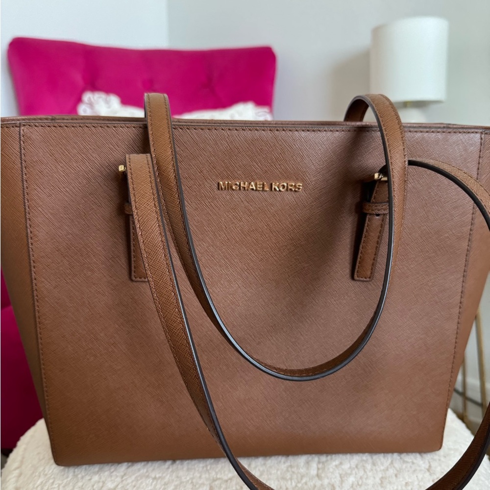 Michael Kors Tan Leather Tote